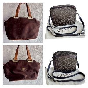 2 PROJECT BAGS - 1 Celine Crossbody and 1 MCM Handbag